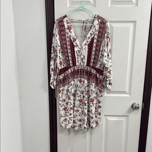 Floral Bohemian Women's Dress